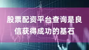 股票配资平台查询是良信获得成功的基石